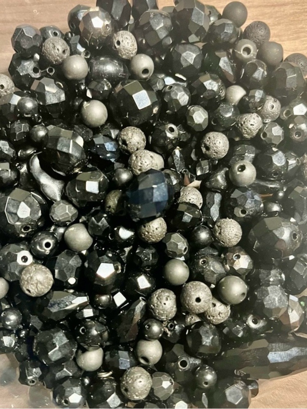 Black Mixed Bead Accent Pack - Home Accents